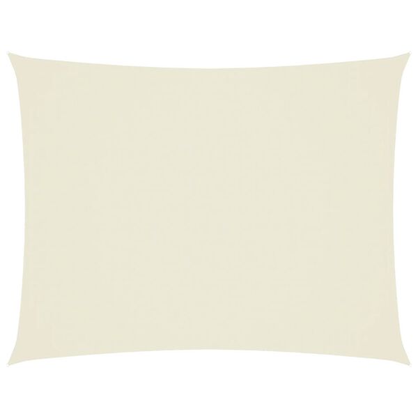 vidaXL Sunshade Sail Oxford Fabric Rectangular 6.6x9.8' Cream