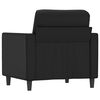 vidaXL Sofa Chair Black Faux leather, metal, foam Single Durable