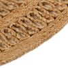 vidaXL Area Rug Natural Braided Jute 70.9 in diameter Area Rug Round