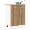 vidaXL Bottom Cabinet Artisan Oak Engineered Wood Medium Bottom Cabinet