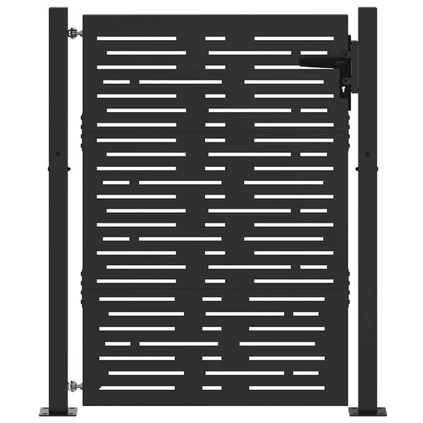 vidaXL Garden Gate 39.4x49.2" Corten Steel Square Design
