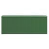 vidaXL Garden Shed Green Galvanized Steel Medium Garden Shed