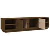 vidaXL TV Cabinet Honey brown Solid pine wood Large TV Cabinet