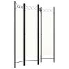 vidaXL 4-Panel Room Divider White 63"x70.9"