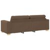 vidaXL Sofa Brown 87.01 x 30.71 x 31.50 in Fabric
