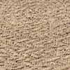 vidaXL Rug Beige Polypropylene 78.7 in diameter UV-resistant materials