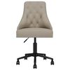 vidaXL Swivel Dining Chairs 4 pcs Light Gray Velvet
