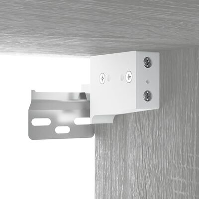 vidaXL Wall Cabinet Gray Sonoma 26.8"x11.8"x7.9" Engineered Wood