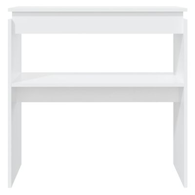 vidaXL Console Table White 31.5"x11.8"x31.5" Engineered Wood