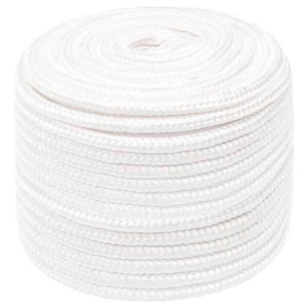 vidaXL Boat Rope Full White 0.55 " 164.0 ' Polypropylene