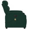 vidaXL Electric Massage Recliner Chair Dark Green