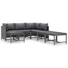 vidaXL Garden Lounge Set Grey, Anthracite