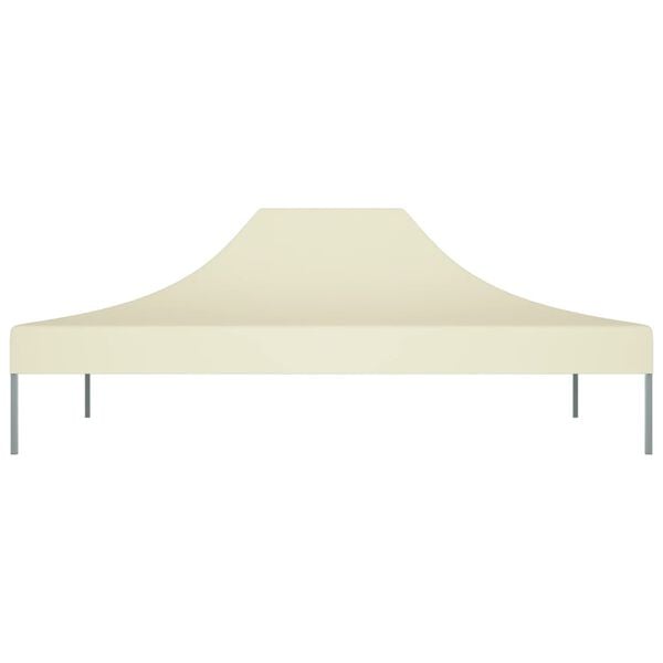 vidaXL Party Tent Roof 13.1x9.8' Cream 2.95 oz/ft²