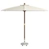 vidaXL Parasol Base Manual Grey 17.72 x 17.72 x 17.72 in