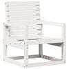 vidaXL Garden Lounge Set White Solid Pine Wood Medium Modular