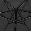 vidaXL Parasol Anthracite UV protective polyester, powder-coated aluminum