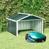 vidaXL Garden Shed Green Galvanized steel Durable Garden Shed