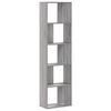 vidaXL Bookcase Grey sonoma Engineered wood Medium Bookcase