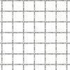 vidaXL Crimped Garden Wire Fence Stainless Steel 19.7"x19.7" 0.8"x0.8"x0.1"