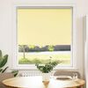 vidaXL Roller Blind Yellow 100% Polyester 45.3 x 68.9 in Reversible