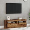 vidaXL TV Cabinet Set of 2 Old wood Engineered wood Medium TV Cabinet
