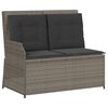 vidaXL Garden Lounge Set Grey and Brown