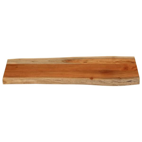 vidaXL Table Top 31.5"x15.7"x1.5" Rectangular Solid Wood Acacia Live Edge