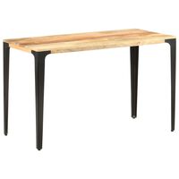 vidaXL Dining Table 55.1 x27.6 x29.9 Solid Acacia Wood, 55.1x27.6x29.91  pcs - Metro Market