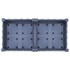 vidaXL Raised Bed Blue grey Polypropylene Medium Durable Raised Bed