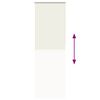 vidaXL Roller Blind Off white Polyester 27.6x82.7 in Height-Adjustable