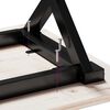 vidaXL Coffee Table Legs X-Frame 31.5"x15.7"x16.9" Steel