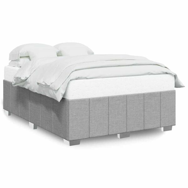 vidaXL Bed Frame Light Grey