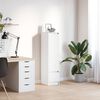 vidaXL Highboard White Engineered wood Tall Highboard Rectangular