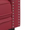vidaXL Chesterfield Sofa Wine Red