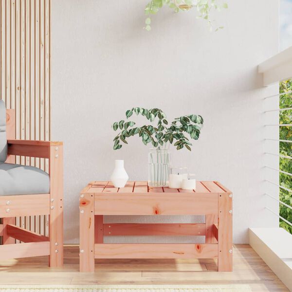 vidaXL Garden Footstool Natural Wood Solid Douglas wood Small Modular