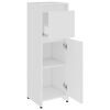 vidaXL Bathroom Furniture Set White Engineered wood Medium