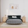 vidaXL Bedside Cabinet Set of 2 Solid pinewood 15.7x13.8x24.2 in