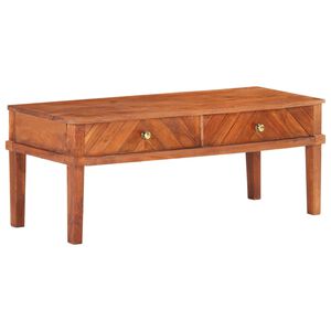 vidaXL TV Cabinet Brown Solid Acacia Wood Medium Acacia Wood TV Cabinet