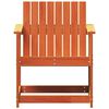 vidaXL Garden Chair Wax Brown Solid Pine Wood Medium Durable