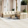 vidaXL Garden Sofa Set Beige