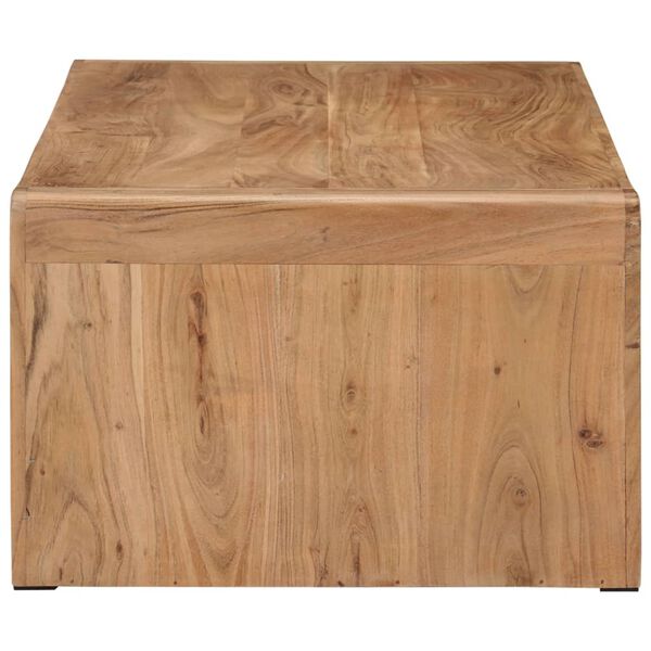 vidaXL Coffee Table Natural Wood Solid Acacia wood Medium Durable