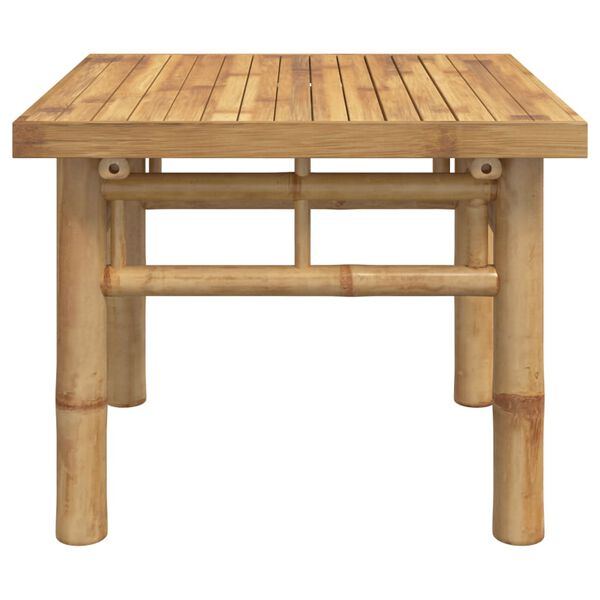 vidaXL Coffee Table natural bamboo Bamboo Compact Coffee Table Square