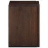 vidaXL Bathroom Wall Cabinet Brown Solid Mango Wood Medium