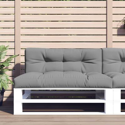 vidaXL Pallet Sofa Cushion Gray 47.2"x15.7"x3.9"