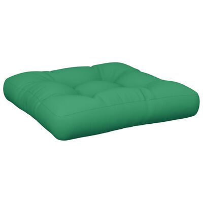 vidaXL Pallet Cushion Green 23.6"x23.6"x4.7" Fabric