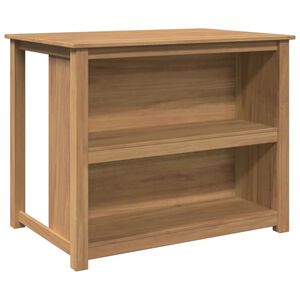 vidaXL Kitchen Island "Panama" 44.1x30.3x35.4" Solid Wood Pine