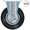 vidaXL 12 pcs Fixed Casters 4.92 " (3x143447)