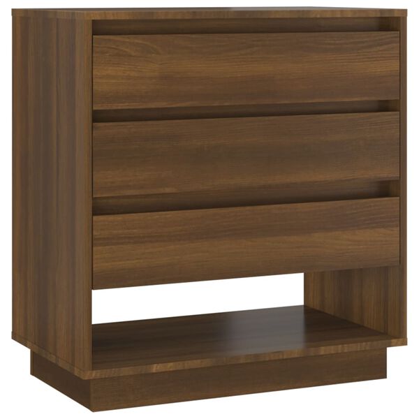 vidaXL Sideboard Brown Oak Engineered Wood Medium Sideboard