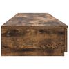 vidaXL Bed Drawers Smoked Oak 53.15 x 14.37 x 6.50 in Engineered Wood