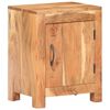 vidaXL Bedside Cabinet Natural Wood Solid Acacia Wood Small